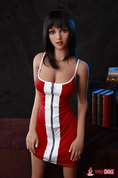 Black-Hair-TPE-Sex-Doll-YAO-108-166cm-Model-A-cup-2-01