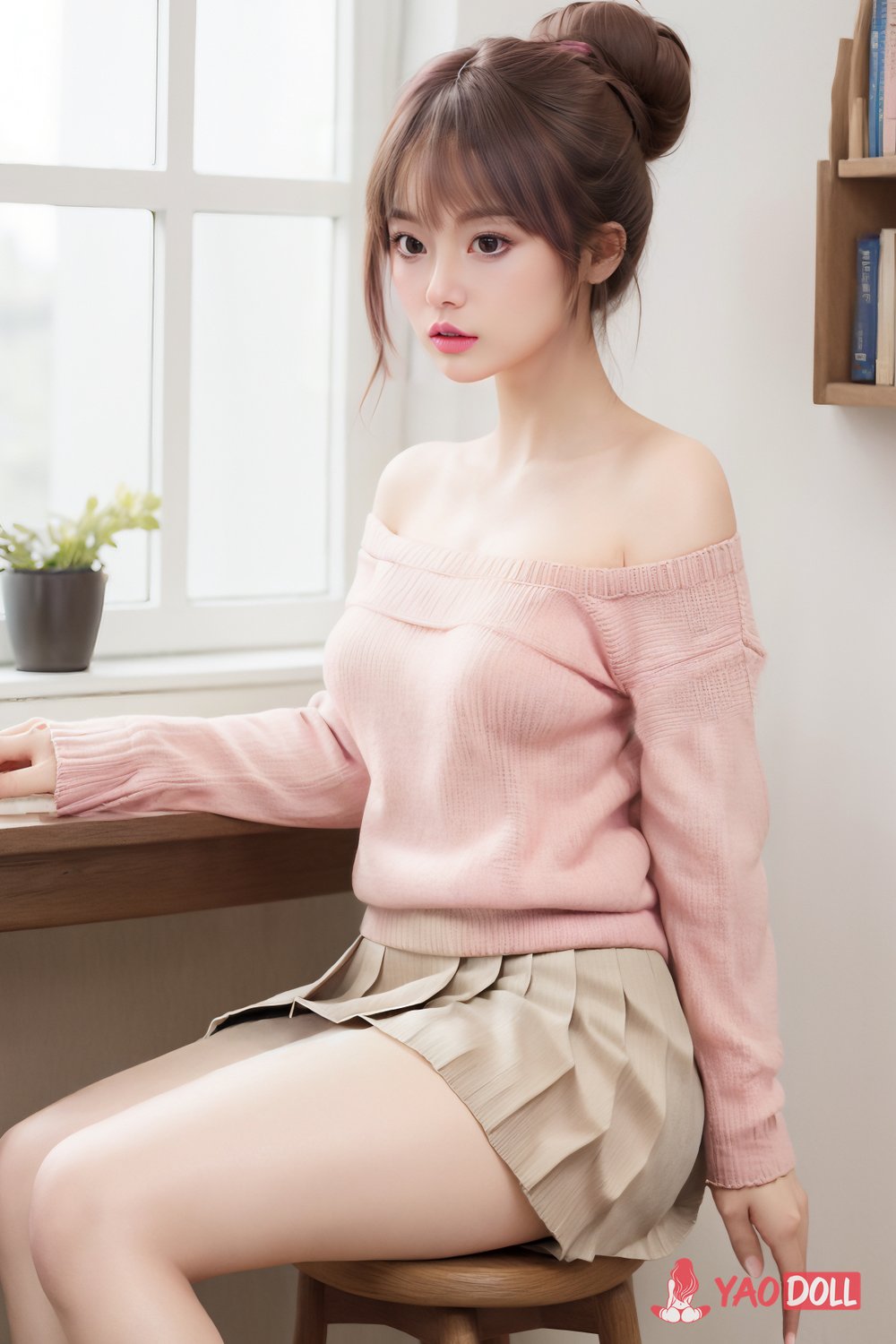 Silicone-Sex-Doll-YAO-A17-159cm-D-cup-wm20260924-01 Silicone Sex Doll YAO #A17 159cm D cup - Image 1